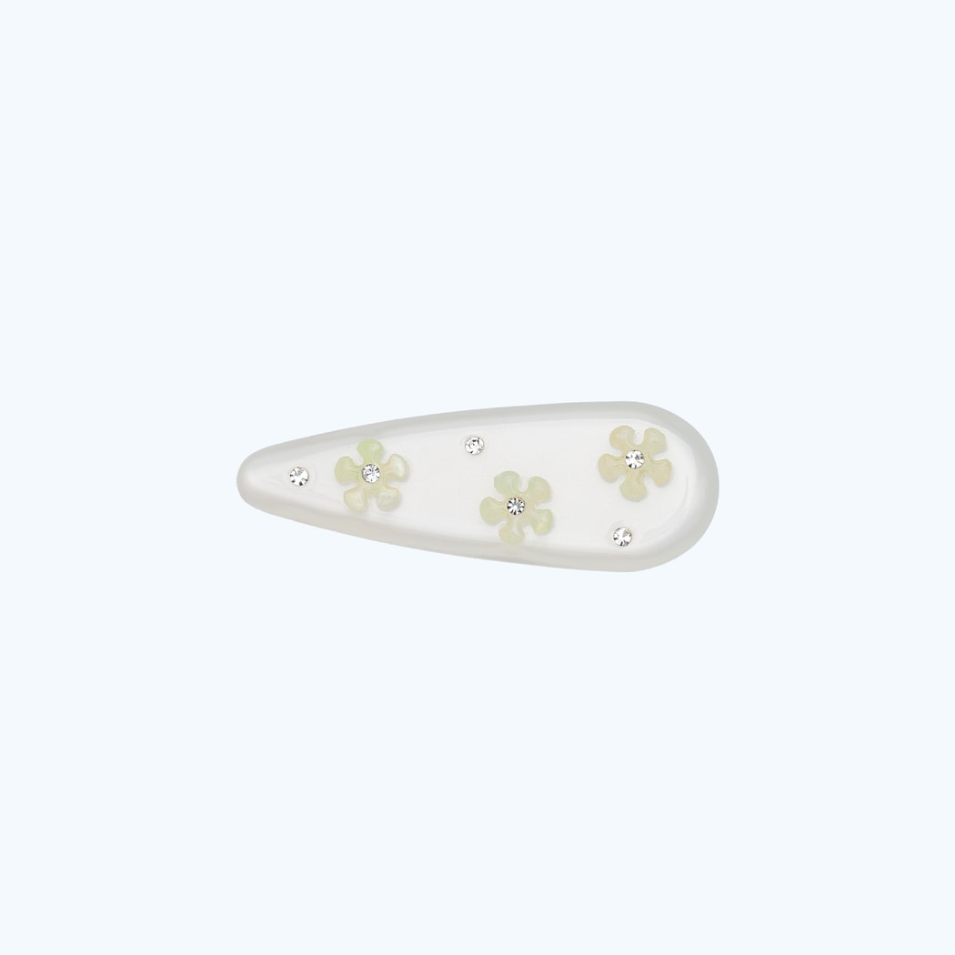 Beau - Sweet Floral Teardrop Hair Clip