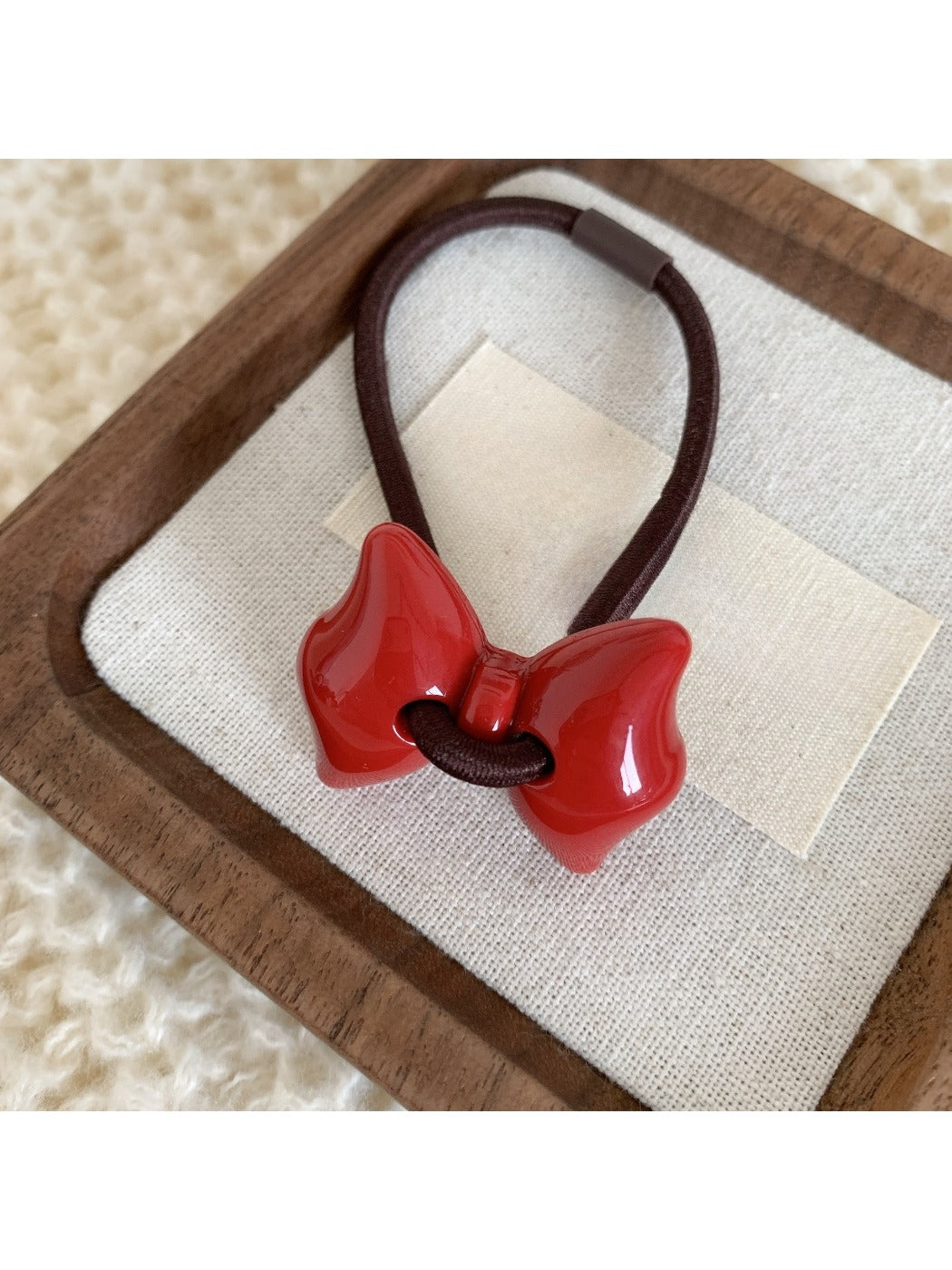 Gifty - Cute Red Fashion Hair Tie