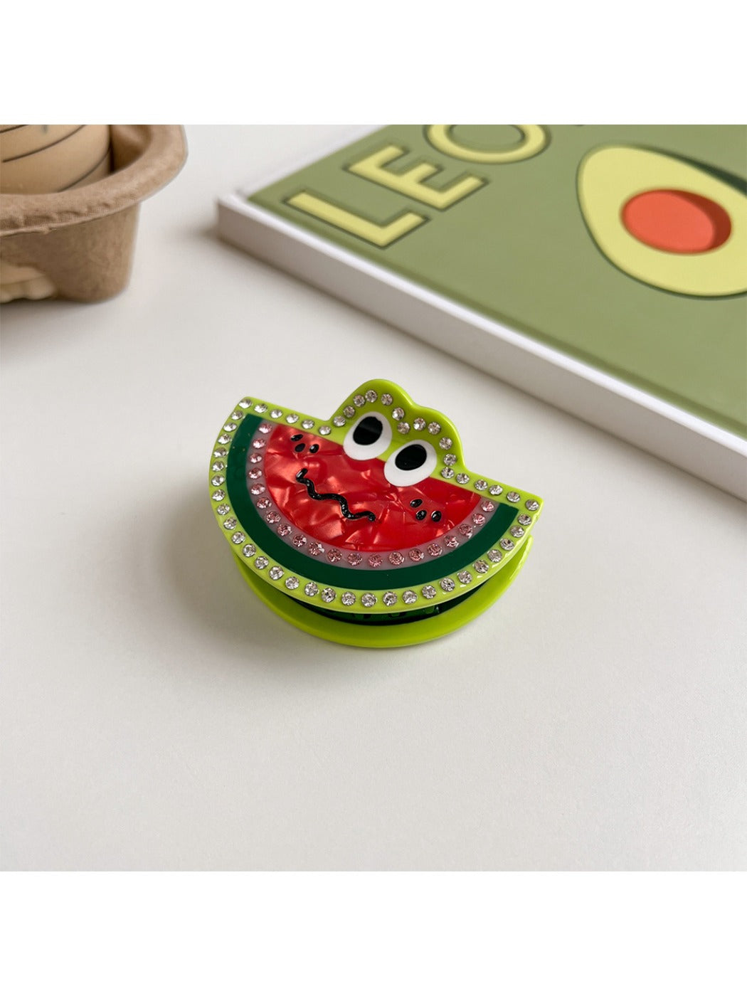 Beau - Cartoon Watermelon Hair Clips