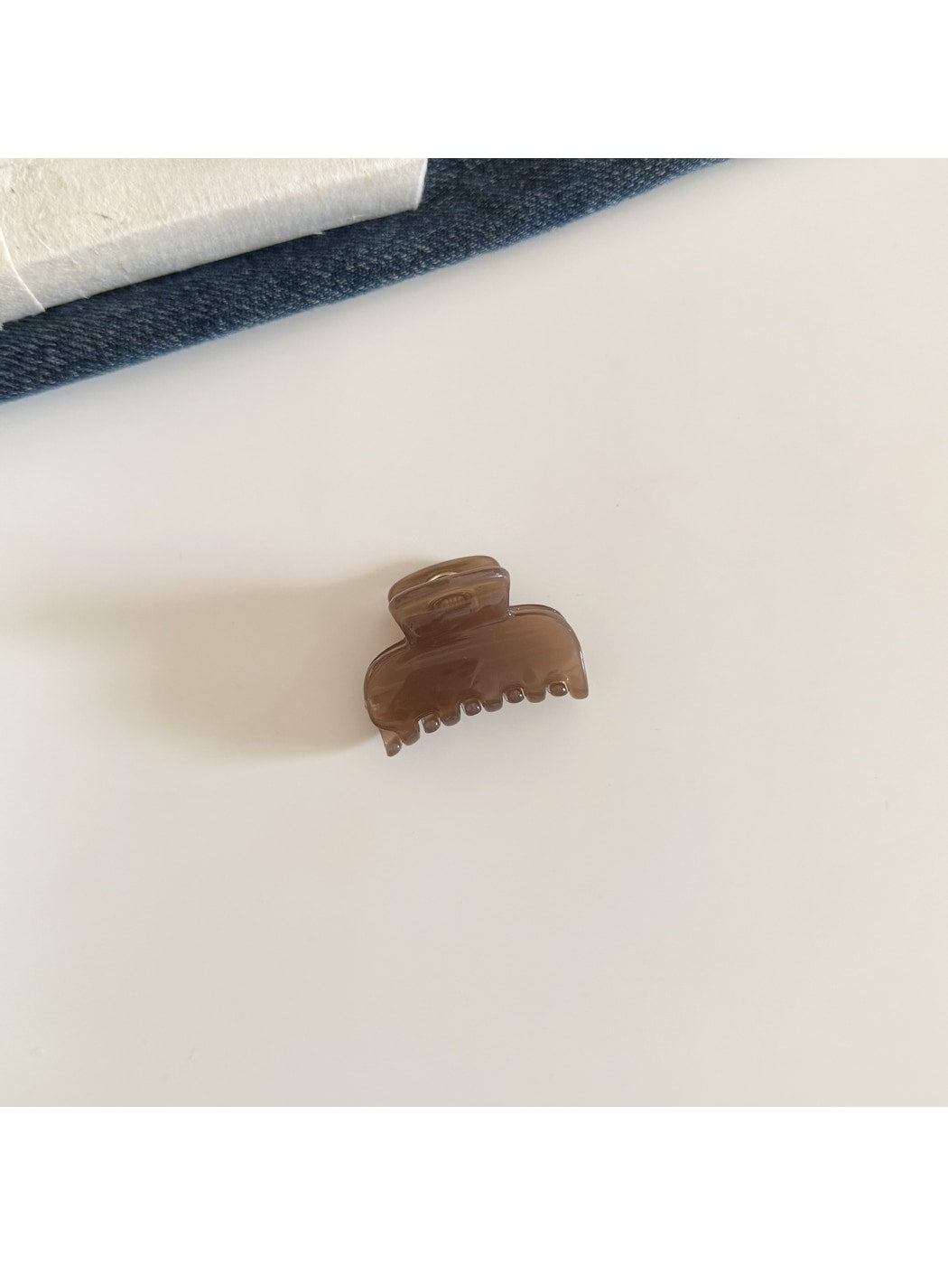 Beau - Glossy PC Alloy Half Up Styling Claw Clip