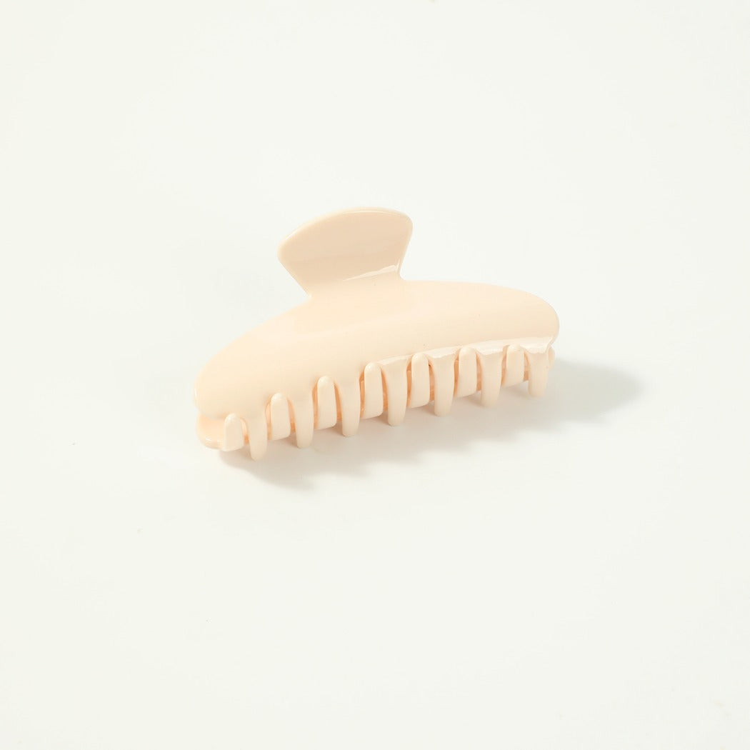 Beau - Solid Color Square Tip Claw Clip