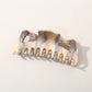 Beau - Ink Wash Striped Shark Hair Claw Clip