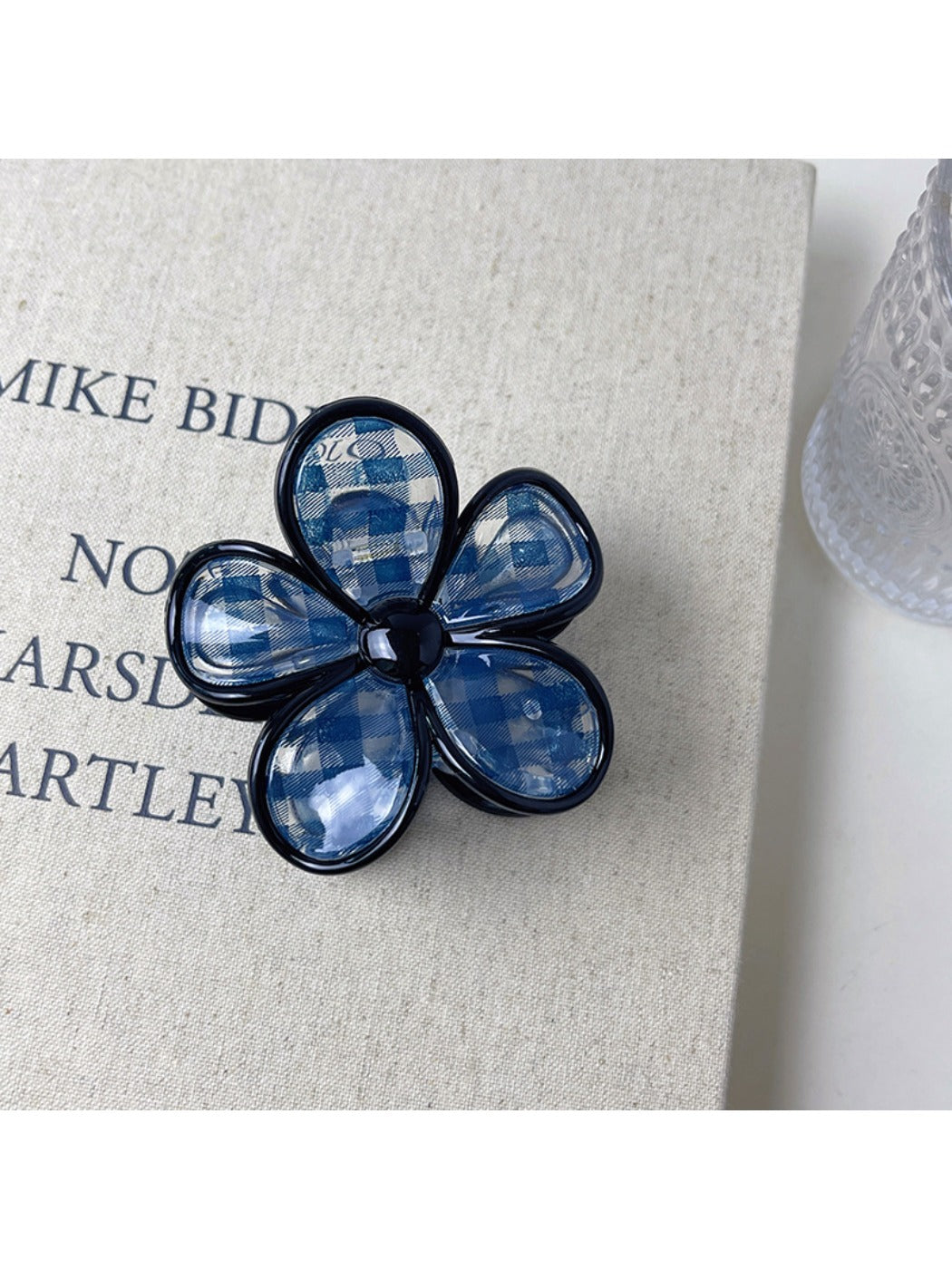 Beau - Blue Plaid Claw Clip