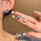 Earedge - Floral Burst Cluster Stud Earrings, overview