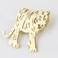 Brovia - Tiger Stripe Cutout Silhouette Brooch, variant view