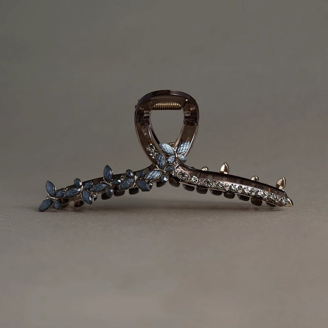 Beau - Butterfly Leaf Detail Hair Claw, detail view