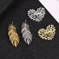 Brovia - Nature Openwork Silhouette Brooch, overview