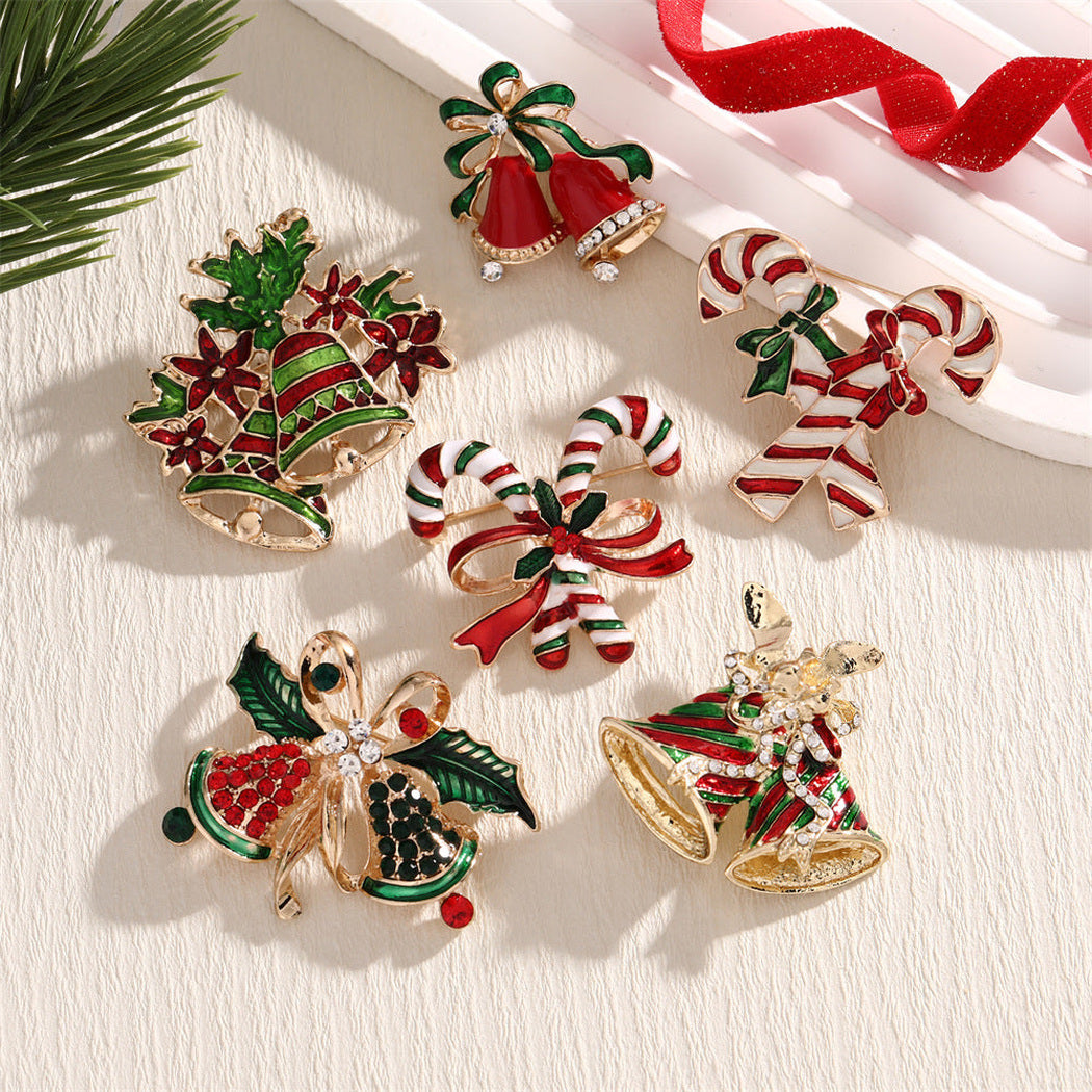 Brovia - Christmas Ornament Icon Brooch, overview