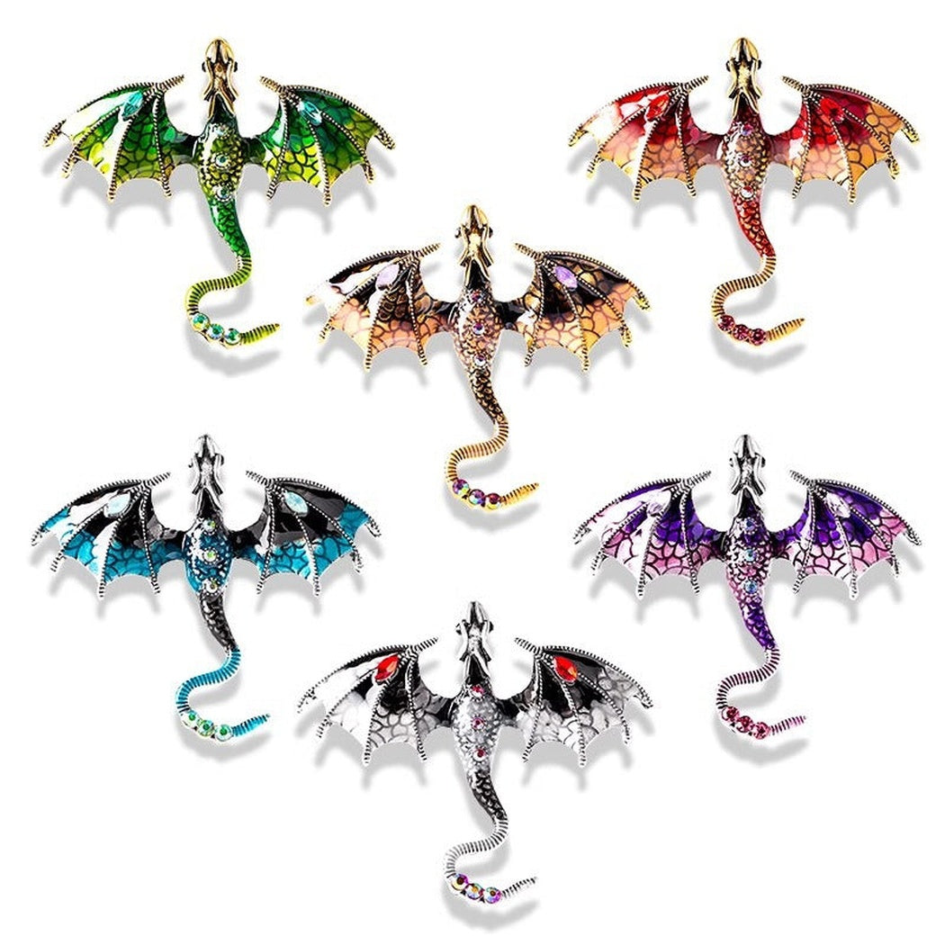 Brovia - Winged Dragon Brooch