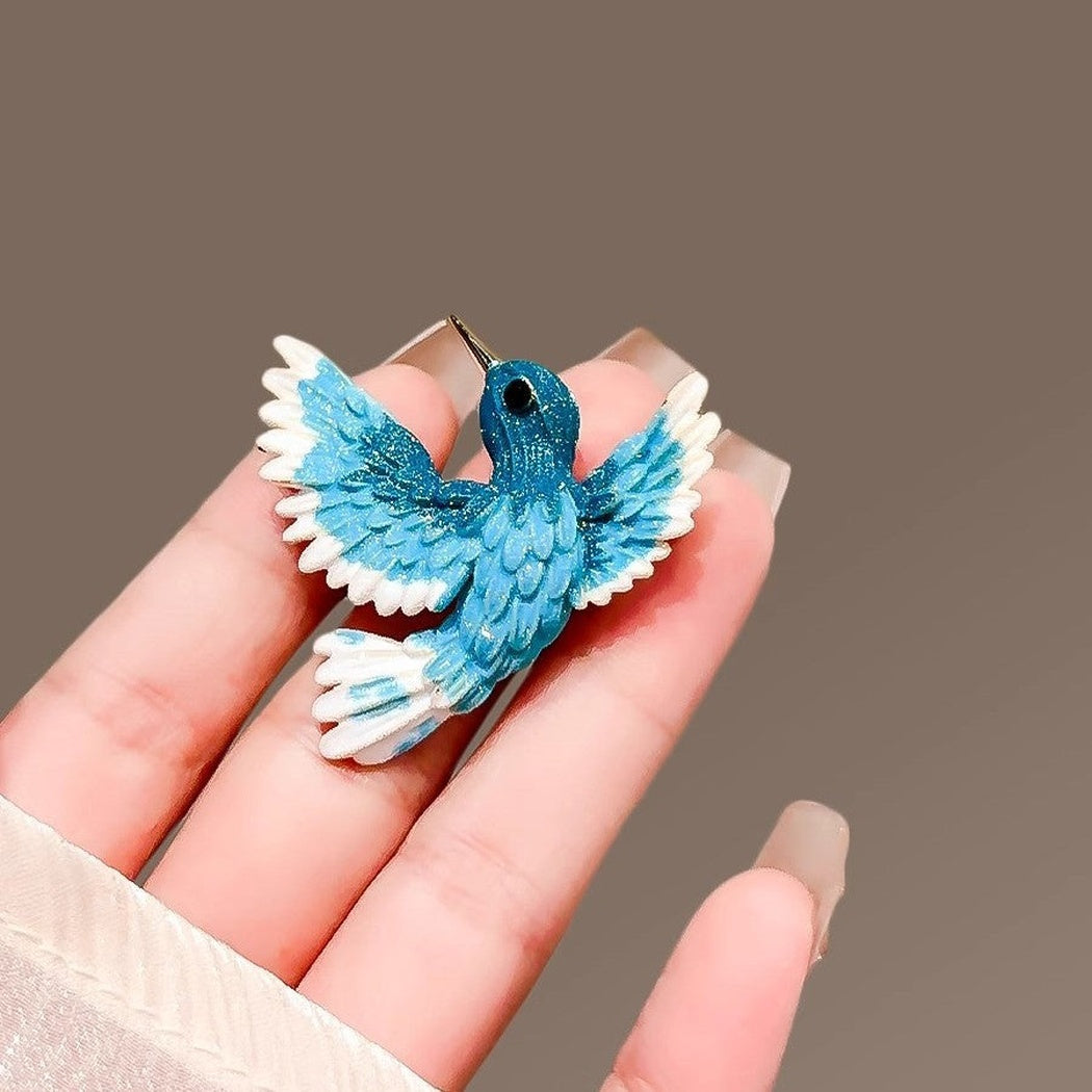 Brovia - Flying Hummingbird Brooch