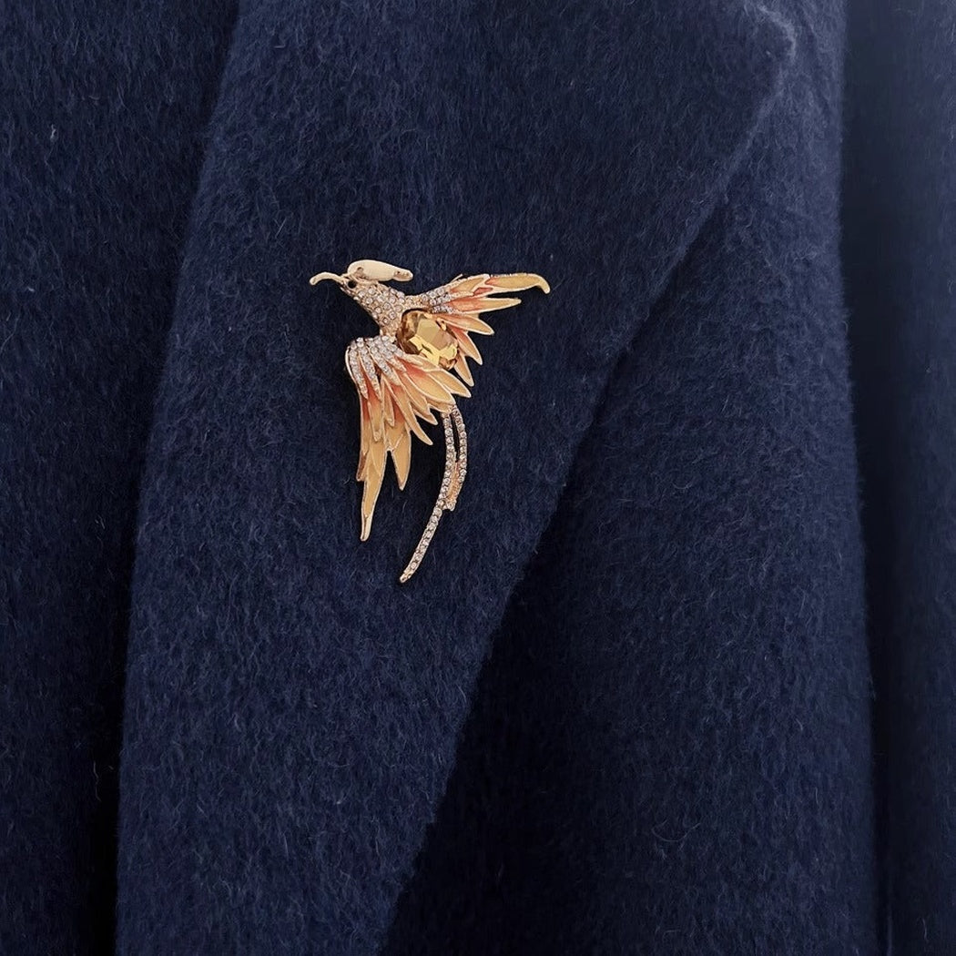 Brovia - Sweeping Wing Phoenix Brooch