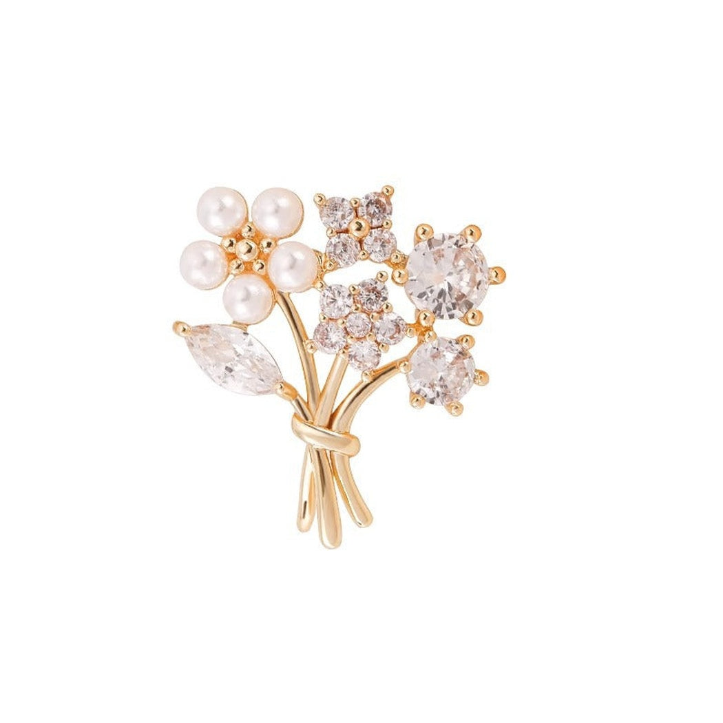 Brovia - Floral Bouquet Brooch