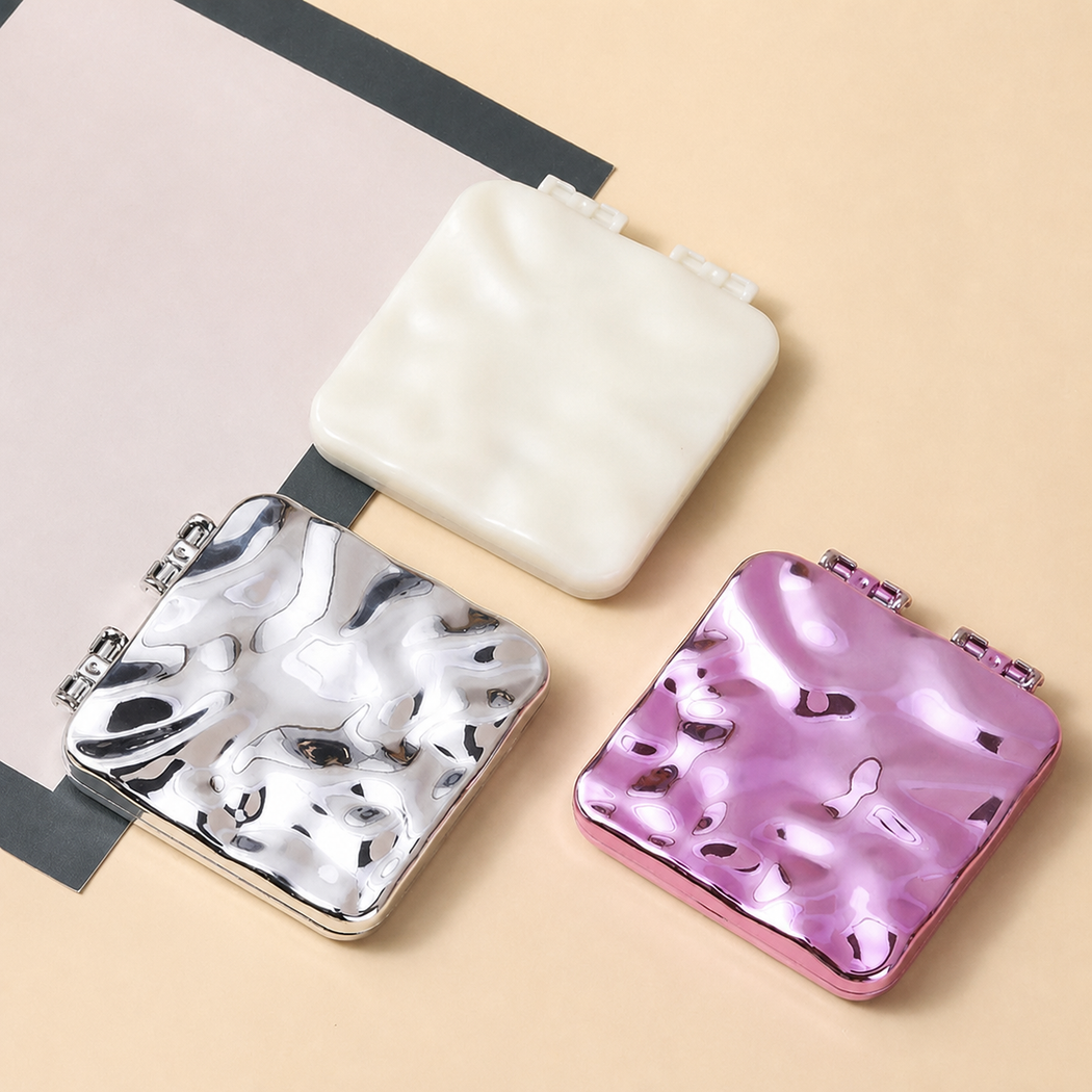 Mirroray - Hammered Square Folding Mirror - maximum variant coverage overview