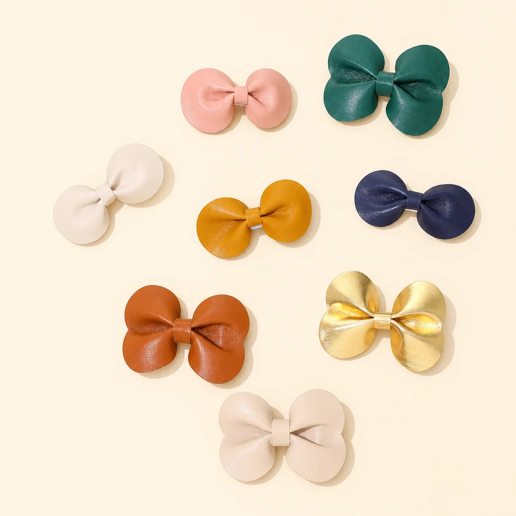 Beau - Solid Bow Elongated Barrette | primary max variant coverage | source 01