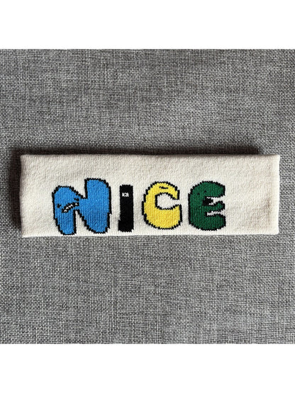 Gifty - Letter Pattern Sports Headband