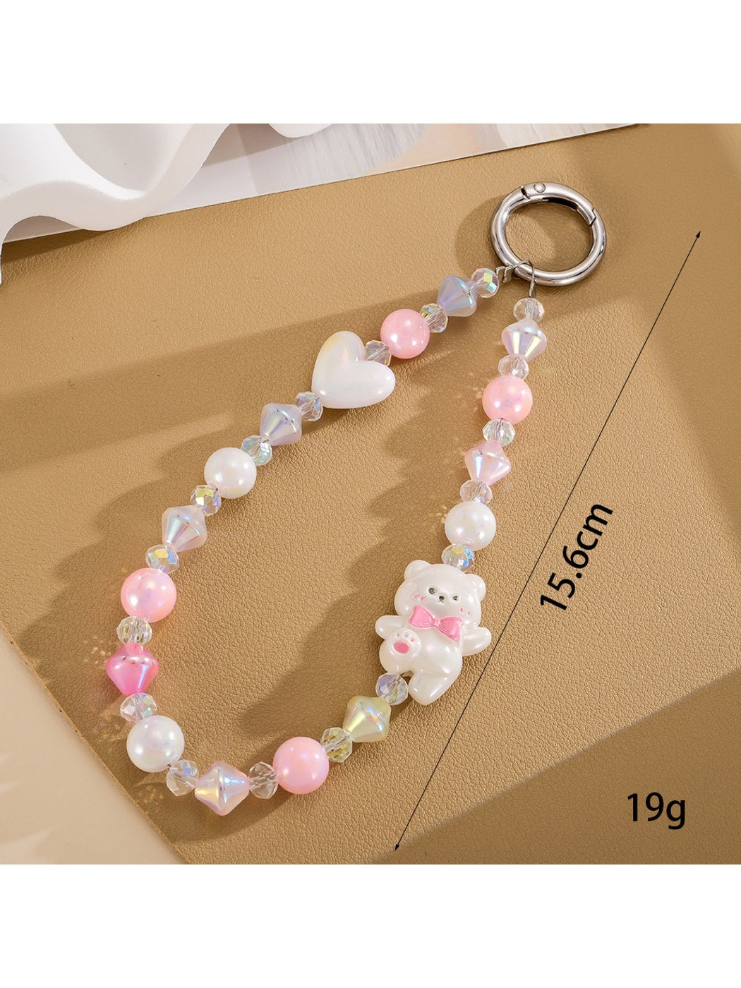 Keypus - Acrylic Beaded Cute Motif Phone Charm
