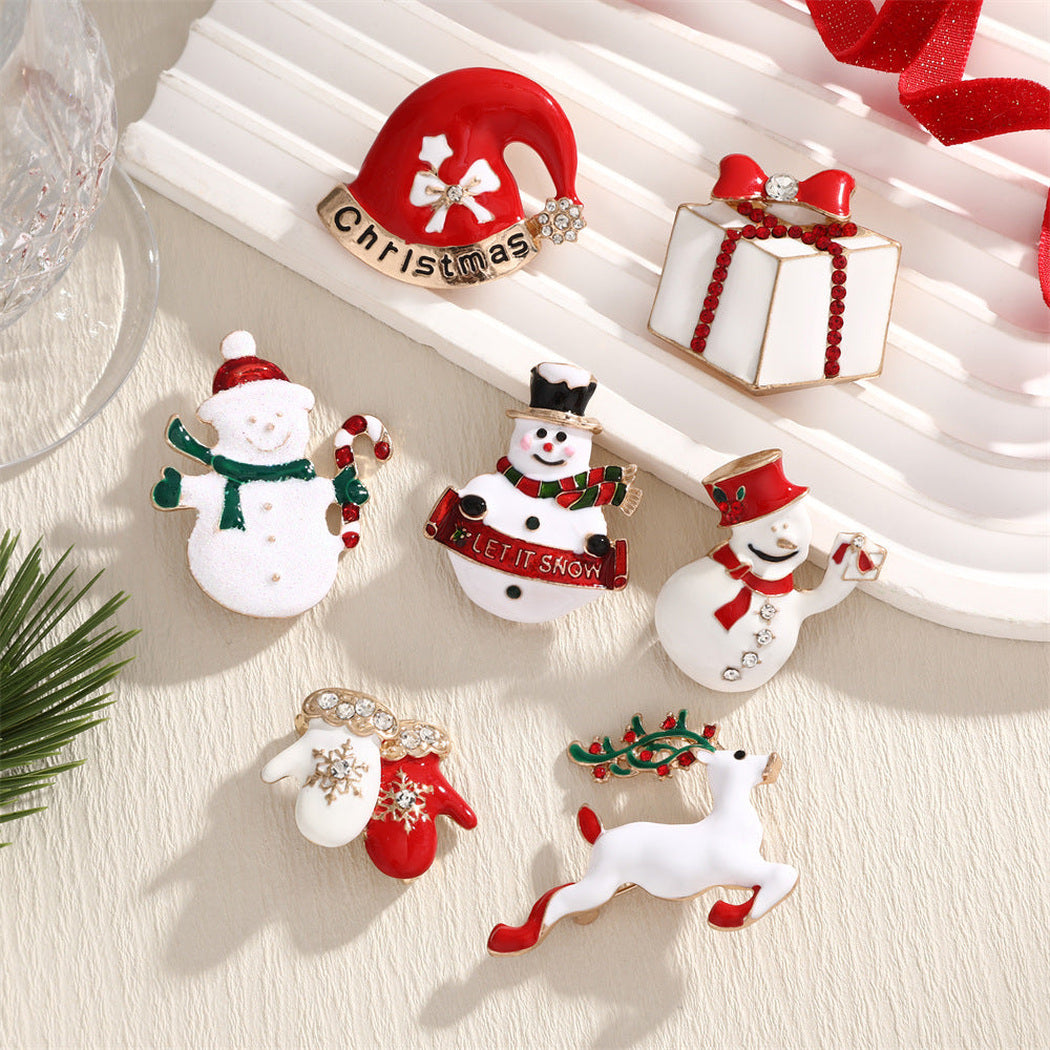 Brovia - Christmas Character Icon Brooch, overview