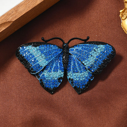 Brovia - Butterfly Dotted Wing Brooch, variant view