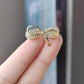 Brovia - Gold Loop Bow Brooch - view 2