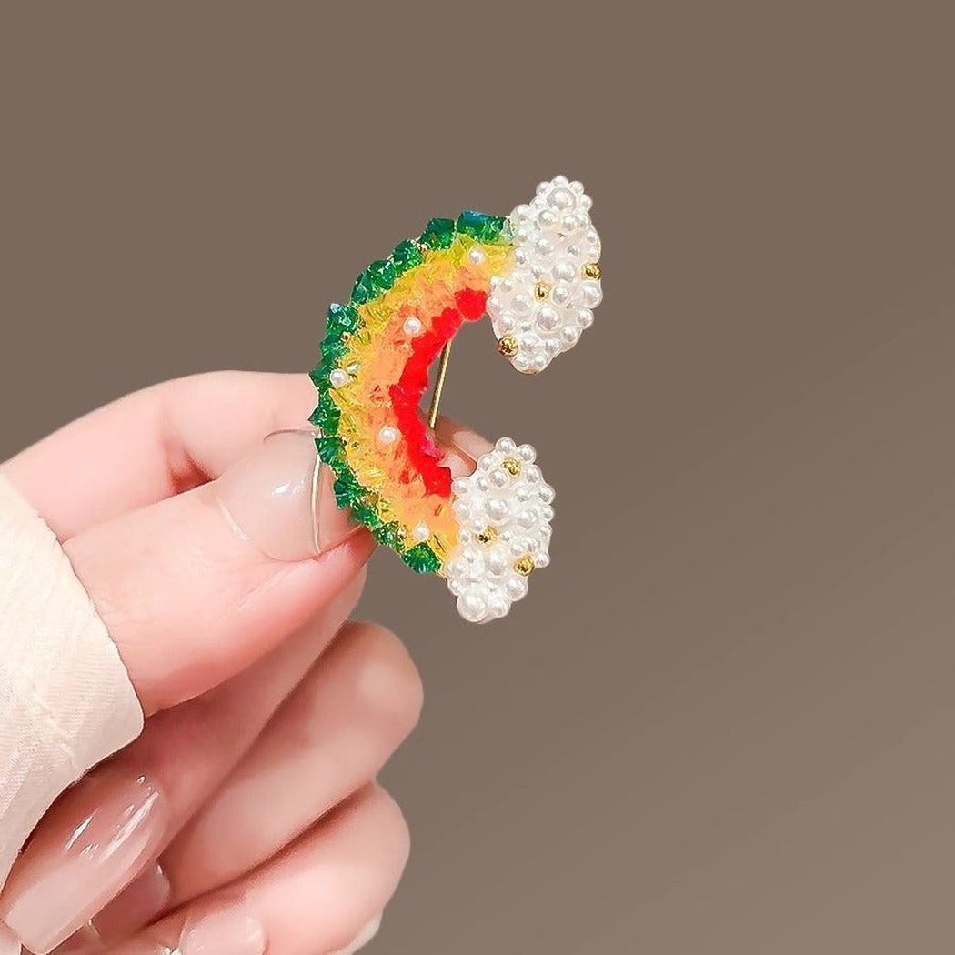 Brovia - Rainbow Cloud Brooch - view 2