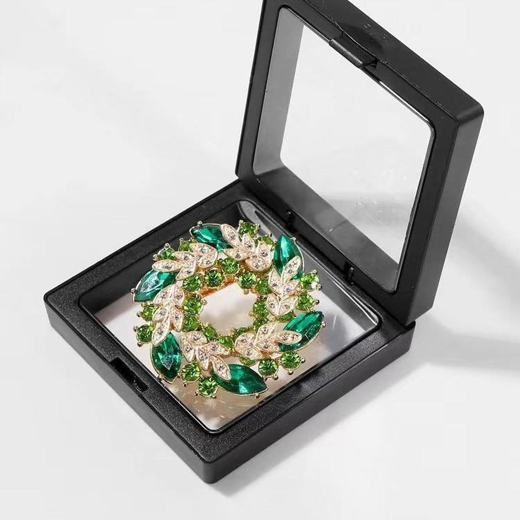 Brovia - Leaf Wreath Brooch - view 2