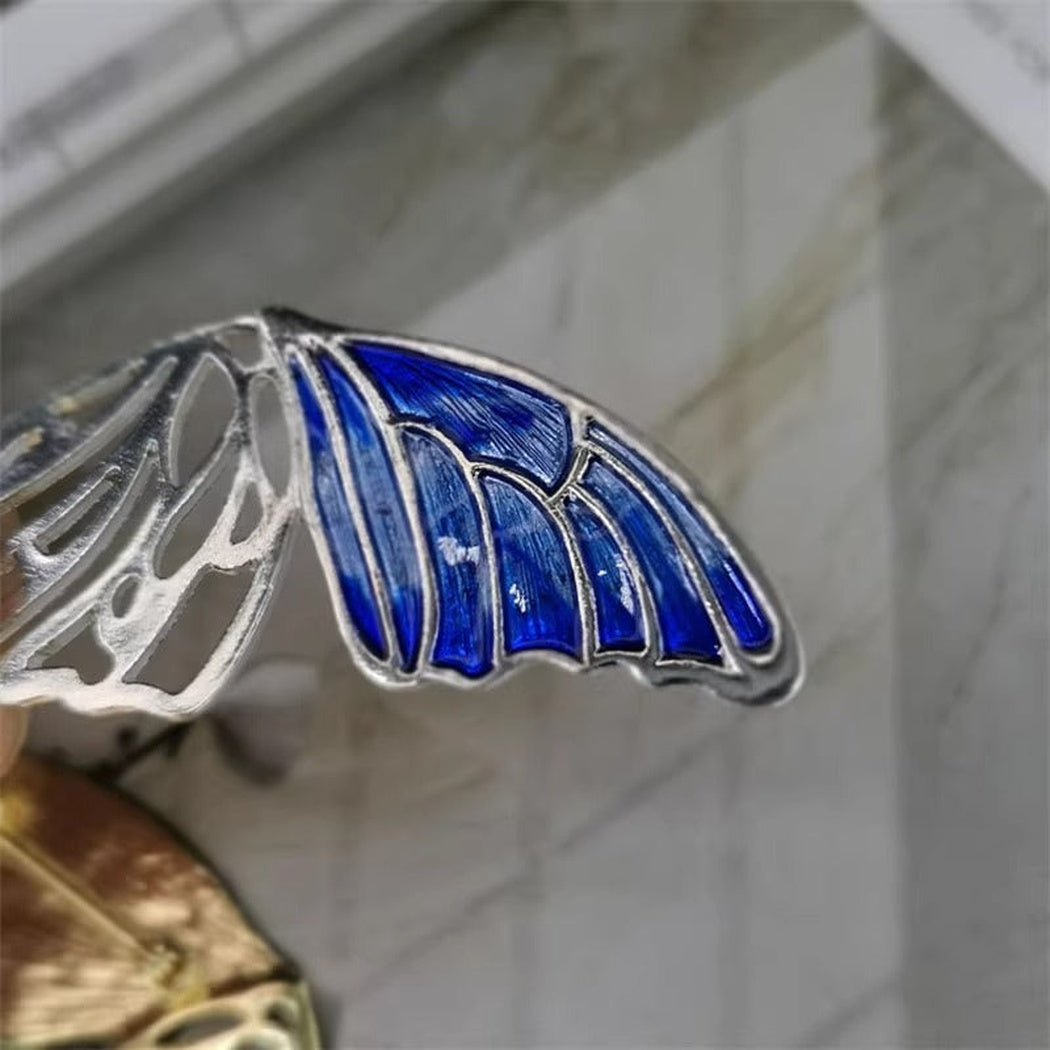 Brovia - Two-Tone Butterfly Wing Brooch - view 2