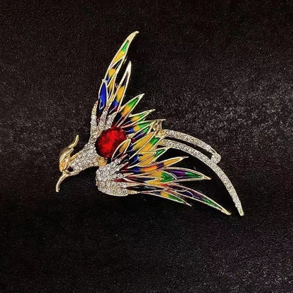 Brovia - Sweeping Wing Phoenix Brooch - view 2