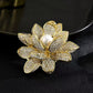 Brovia - Layered Lotus Brooch - view 2