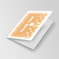 Carduria - Floral Pattern Thank You Greeting Card