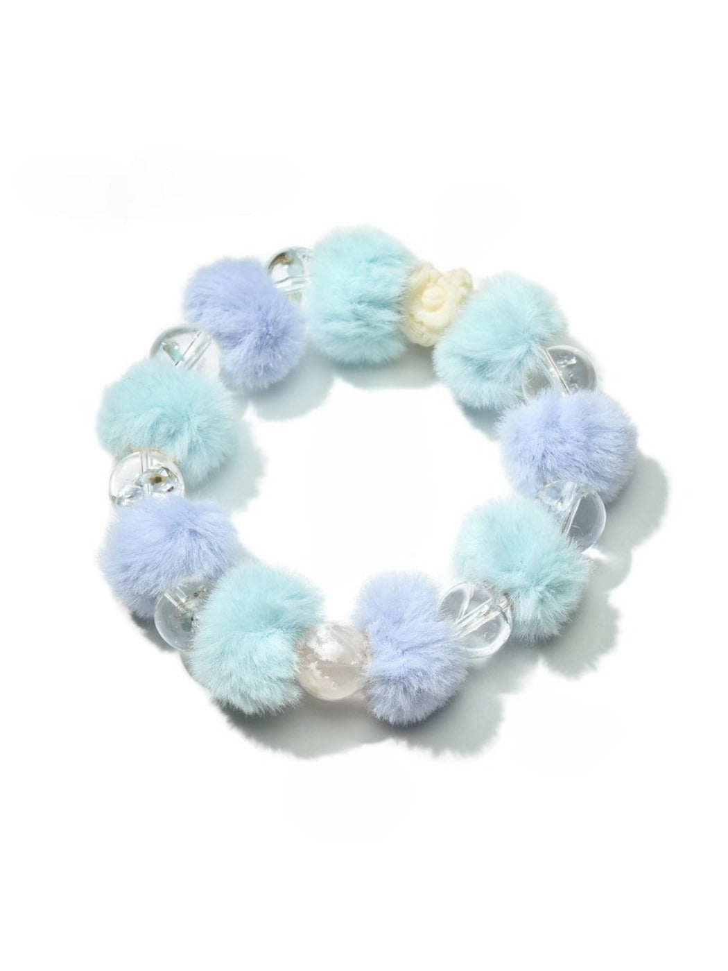 Lovra bracelet worn on wrist featuring small pastel beads and a simple design