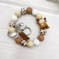 Keypus - Cartoon Animal Tassel Silicone Keychain