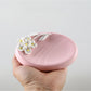 Rowa - Flower-Shaped Oval Ceramic Soap Dish – Elegant and Functional