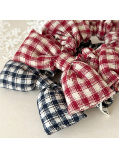 Gifty - Plaid Bow Hair Tie