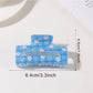 Beau - Elegant Plaid Square Hair Claw Clip