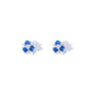 Earedge - Floral Burst Cluster Stud Earrings, detail view