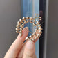 Brovia - Gold Wheat Wreath Brooch - view 3