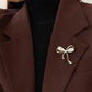 Brovia - White Ribbon Bow Brooch - view 3