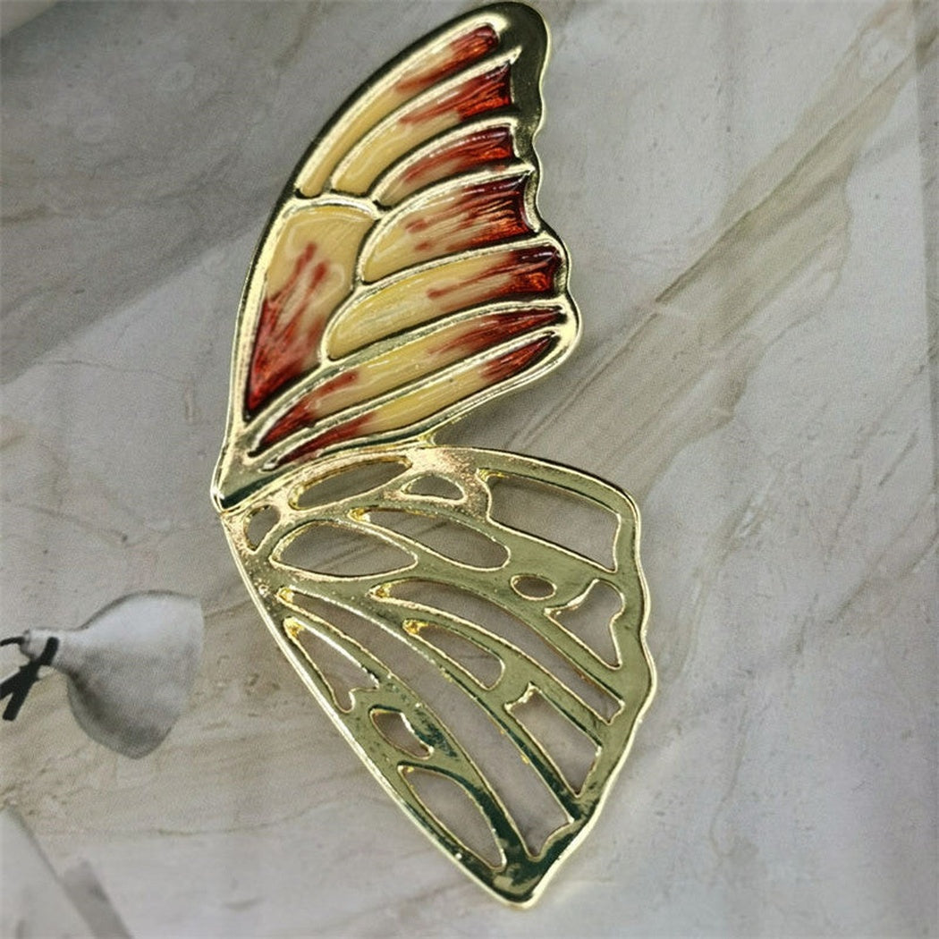 Brovia - Two-Tone Butterfly Wing Brooch - view 3