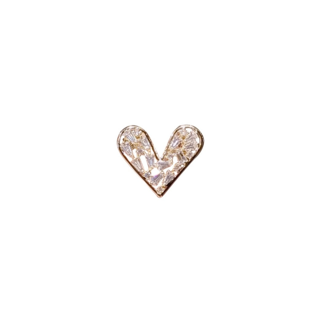 Brovia - Open Heart Brooch - view 3