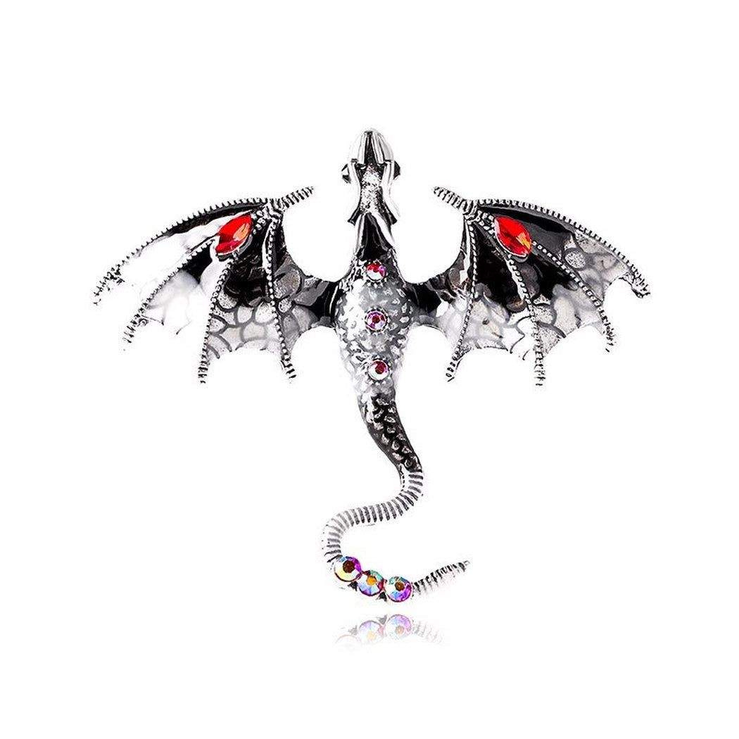 Brovia - Winged Dragon Brooch - view 3