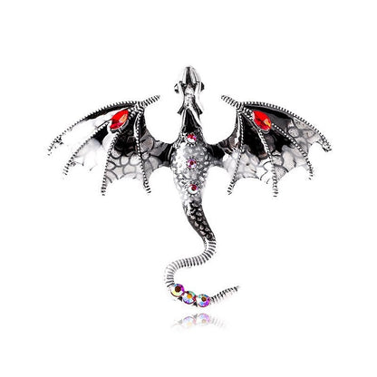 Brovia - Winged Dragon Brooch - view 3