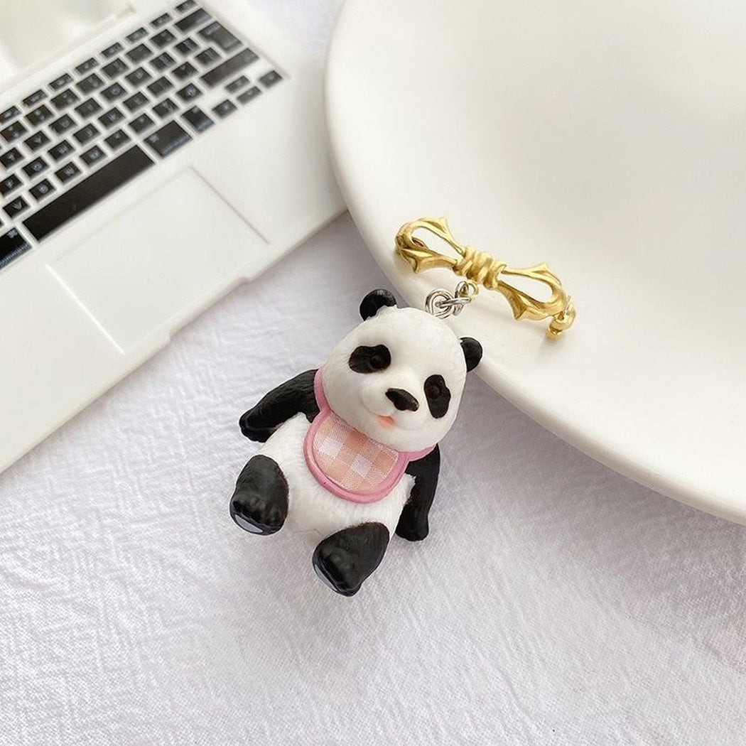 Brovia - Animal Bow Detail Brooch - view 3