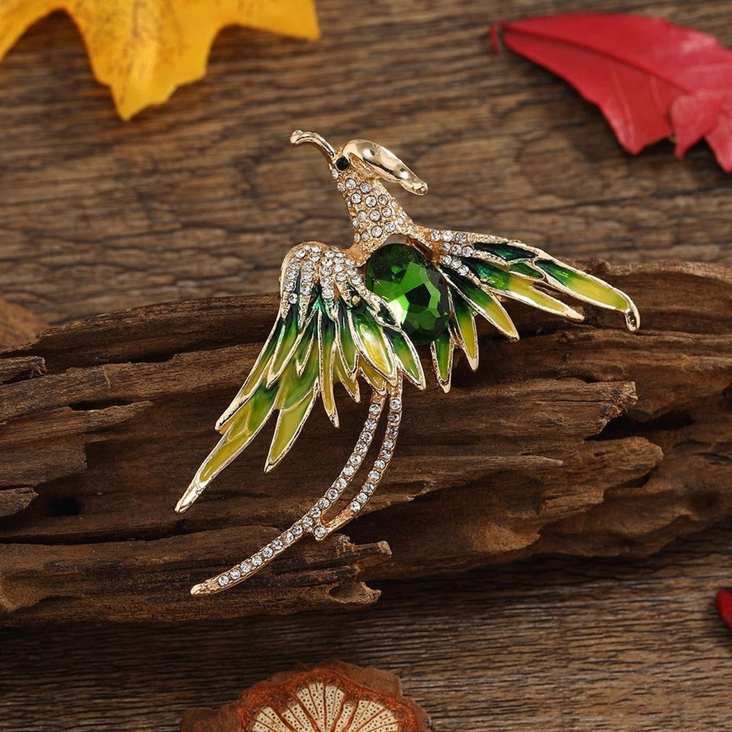 Brovia - Sweeping Wing Phoenix Brooch - view 3
