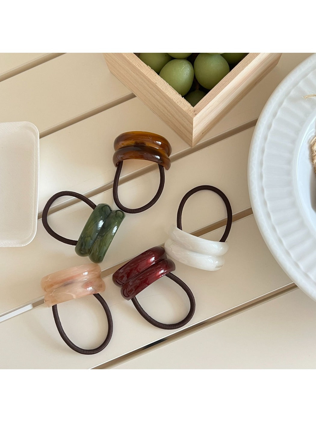Gifty - Vintage Double Layer Curved Hair Tie