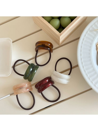 Gifty - Vintage Double Layer Curved Hair Tie