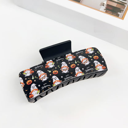 Beau - Halloween Ghost Print Claw Clip