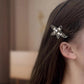 Beau - Layered Star Outline Hair Clip, detail view