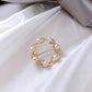 Brovia - Round Leaf Wreath Brooch - view 4