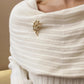 Brovia - White Wheat Branch Brooch - view 4