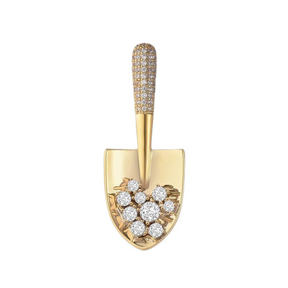 Brovia - Floral Shovel Brooch - view 4